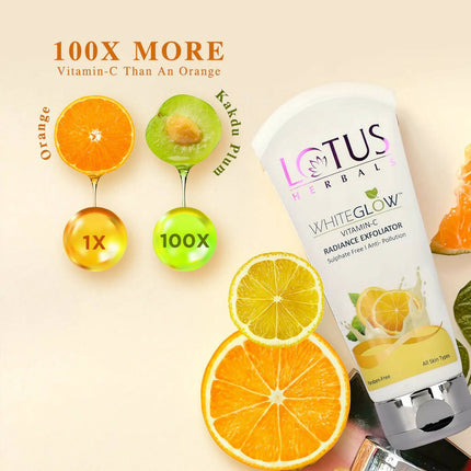 Lotus Herbals WhiteGlow Vitamin-C Radiance Exfoliator