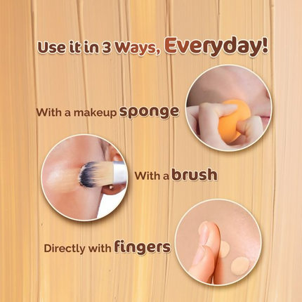 Mamaearth Hydra-Glow Full Coverage Foundation With Vitamin C & Turmeric - Beige Glow - Limited Time Offer