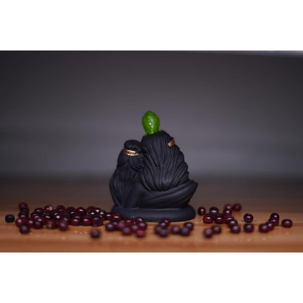 India Ka Bazar Lord Radha Krishna Idol - Gold & Black