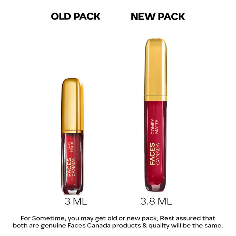 Faces Canada Comfy Matte Liquid Lipstick - Note To Self 07 10 HR Long Lasting