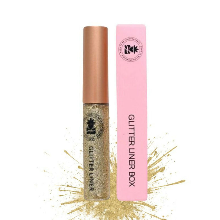 BOBI Glitter Eyeliner Gold Diamond Sparkle Finish Waterproof Long Wear