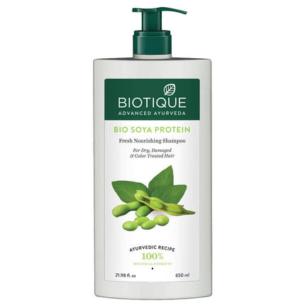 Biotique Advanced Ayurveda Bio Soya Protein Fresh Nourishing Shampoo