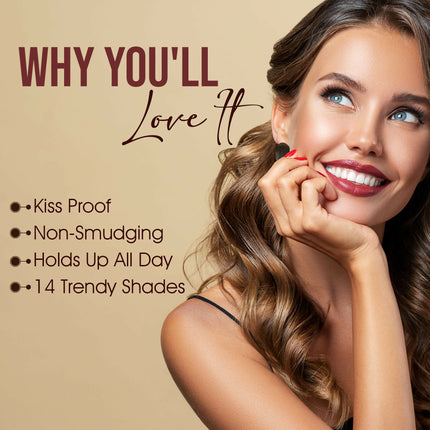 Colors Queen Nude It Creamy Matte Lipstick - Pink Blossom