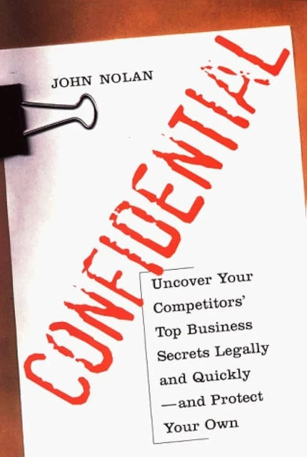 CONFIDENTIAL BY JOHN NOLAN PaperBack