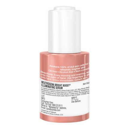 Neutrogena Bright Boost Illuminating Moisturizing Face Serum
