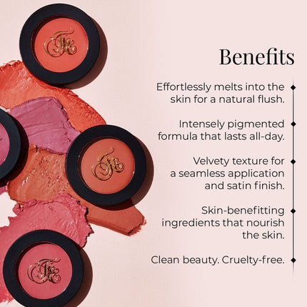 Forest Essentials Noor Nikhaar Satin Cheek Tint Khubani - Peach