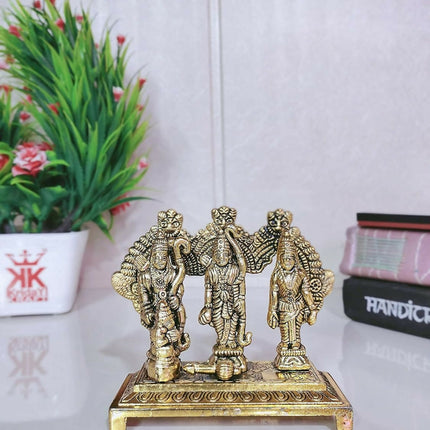KridayKraft Shri Ram Darbar Metal Statue