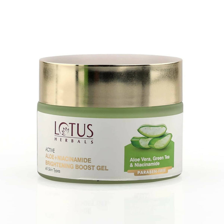 Lotus Herbals Active Aloe + Niacinamide Brightening Boost Gel