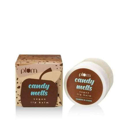 Plum Candy Melts Vegan Lip Balm Cookies & Cream