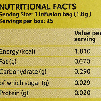 Organic India Tulsi Sweet Lemon Tea 25 Tea Bags