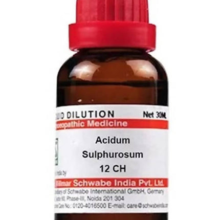 Dr. Willmar Schwabe India Acidum Sulphurosum Dilution