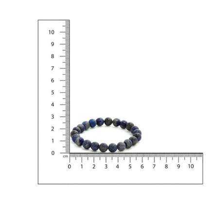 Lapis Lazuli Blue Tined Crystal Beads Bracelet - Ruby Raang
