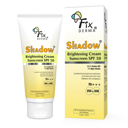 Fixderma Shadow Brightening Cream Sunscreen SPF50 PA+++ UVA/UVB