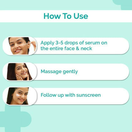 The Derma Co Radiant & Glowing Skin Combo: 2% Kojic Acid Face Serum & C-Cinamide Radiance Sunscreen Aqva Gel