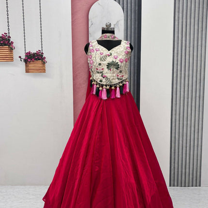 Aastha Fashion Magenta Pure Fendy silk Designer Lehenga Choli Collection