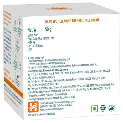 Himalaya Dark Spot Clearing Turmeric Face Cream