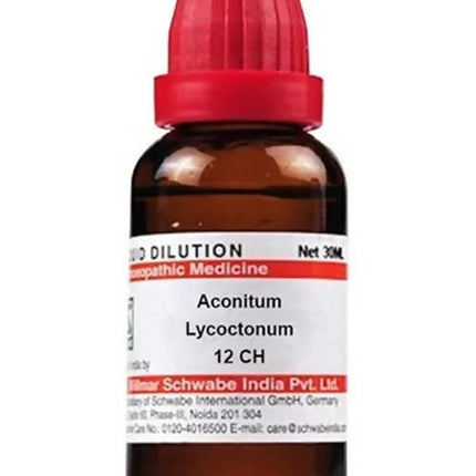 Dr. Willmar Schwabe India Aconitum Lycoctonum Dilution