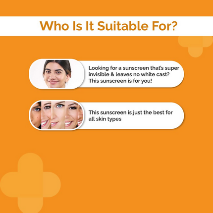 The Derma Co Hyaluronic Invisible Sunscreen Gel with Hyaluronic Acid & Vitamin E