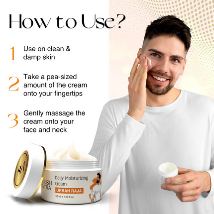 Nourish Mantra Urban Raja Daily Moisturizing Face Cream with Hyaluronic Acid & Niacinamide