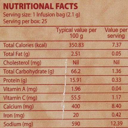 Organic India Tulsi Masala Chai 25 Tea Bags