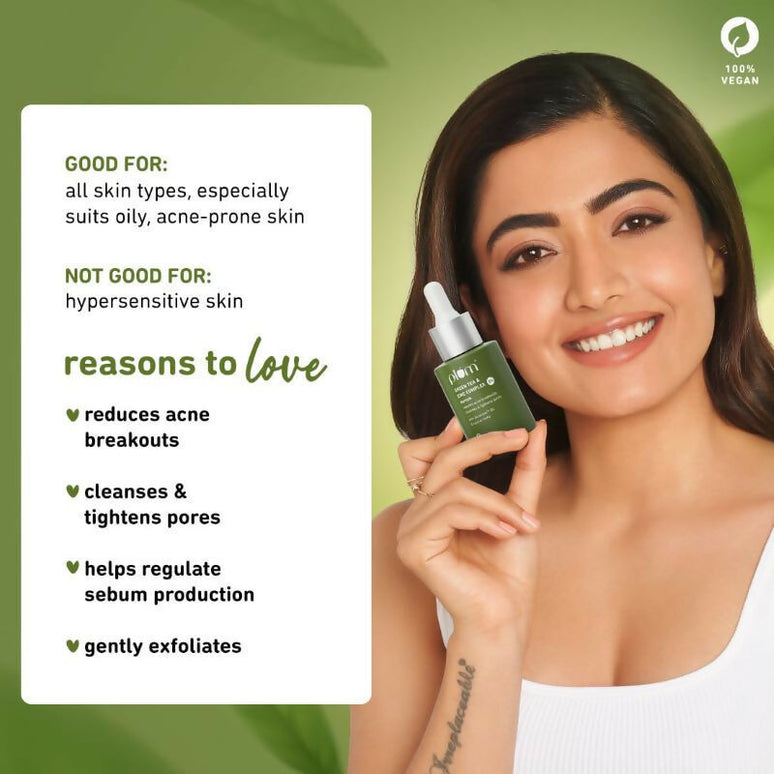 Plum Green Tea & 3% Zinc Complex Face Serum with Acnacidol BG - Fights Acne, Pimples & Controls Oil