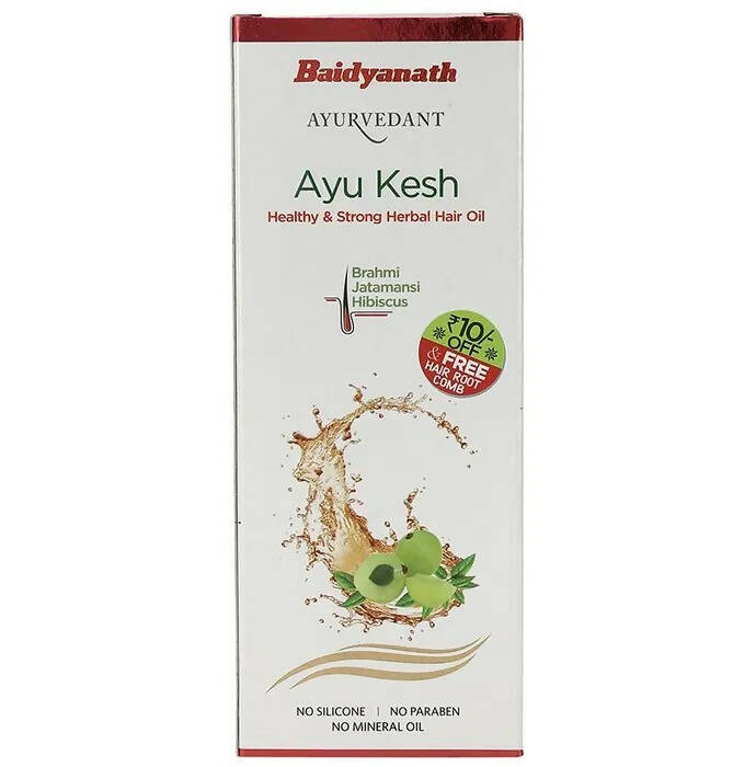 Baidyanath Jhansi Ayu Kesh Healthy And Strong Herbal Hair Oil
