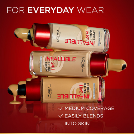 L'Oreal Paris Infallible 24H Tinted Serum Foundation - Medium