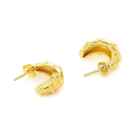 Half Moon Studs - Ruby Raang