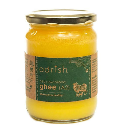 Adrish Desi Cow Bilona A2 Ghee | Pure A2 Ghee | Traditional Vedic Bilona Method Ghee | A2 Gir Cow Ghee