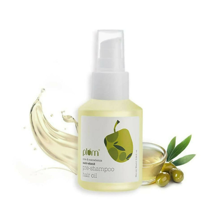 Plum Olive & Macadamia Nutri-Shield Pre-Shampoo Hair Oil