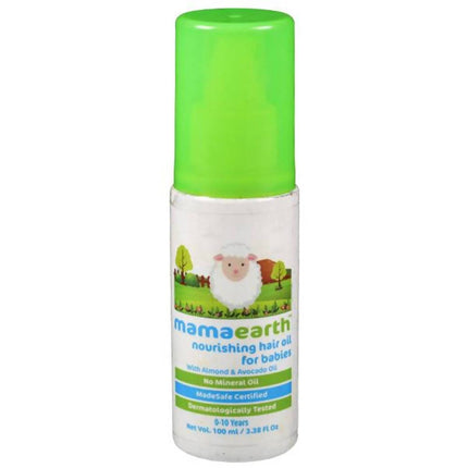 Mamaearth Nourishing Hair Oil For Babies For Repairs Dry Scalp & Stimulates New Hair Growth