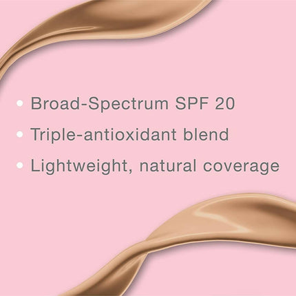 Neutrogena Healthy Skin Liquid Makeup Foundation, Broad Spectrum SPF 20 Feverfew,Classic Ivory
