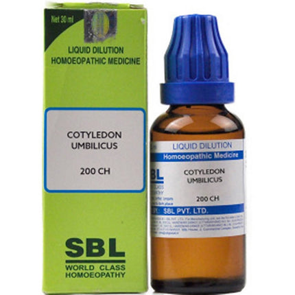 SBL Homeopathy Cotyledon Umbilicus Dilution