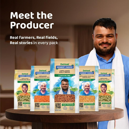 Dehaat Honest Farms Unpolished Kala Chana - Pesticide Free