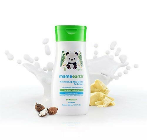 Mamaearth Daily Moisturizing Lotion & Soothing Baby Massage Oil, With Sesame, Almond & Jojoba Oil