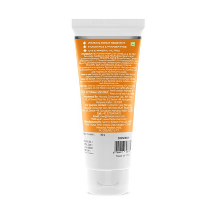 The Derma Co Ultra Light Zinc Mineral Sunscreen with SPF 50
