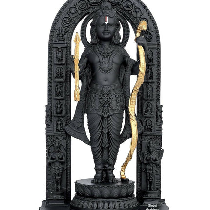 Global Grabbers Polyresin 3D Ram Lalla Ayodhya Idol