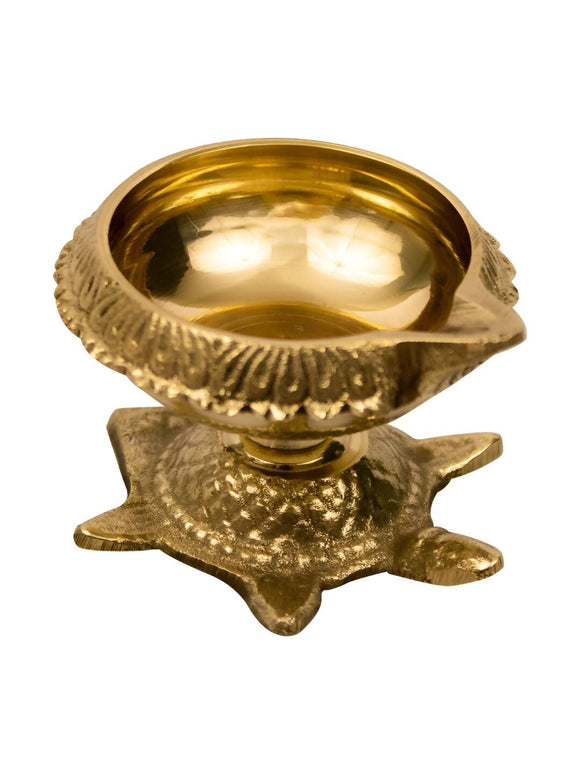 Spillbox Gold Toned Vasthu Deep Pooja Essentials