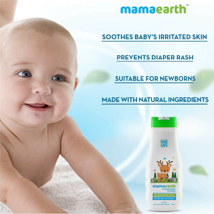 Mamaearth Daily Moisturizing Lotion & Dusting Powder with Organic Oatmeal & Arrowroot Powder for Babies