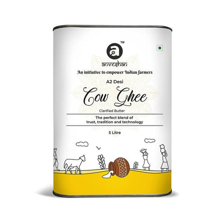 Anveshan A2 Desi Cow Ghee | Pure, Natural & Healthy Ghee | A2 Gir Cow Ghee