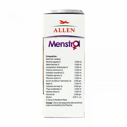 Allen Homeopathy Menstrol Leucorrhoea Tonic