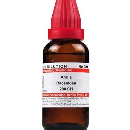 Dr. Willmar Schwabe India Aralia Racemosa Dilution