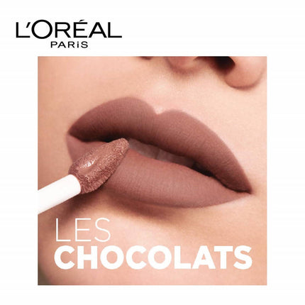 L'Oreal Paris Les Chocolats Ultra Matte Liquid Lipstick - 862 Volupto Choco