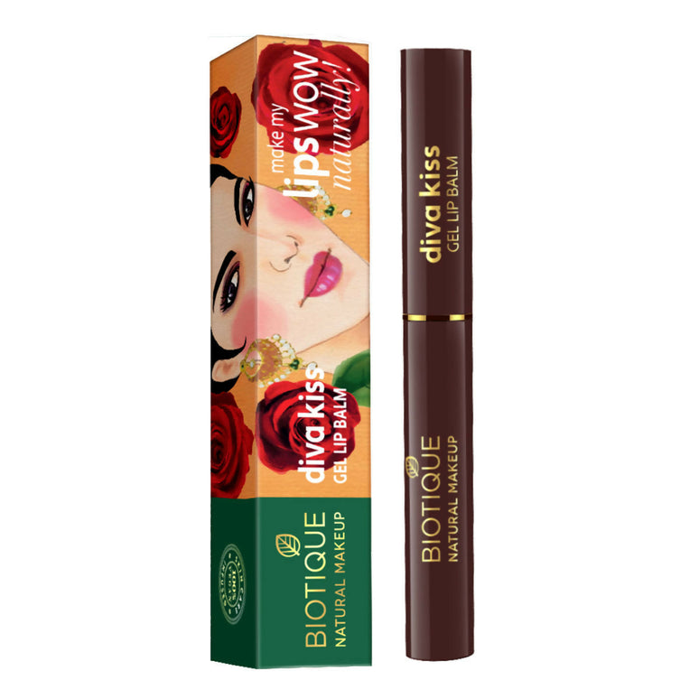 Biotique Diva Kiss Gel Lip Balm - Mulberry Spritzer