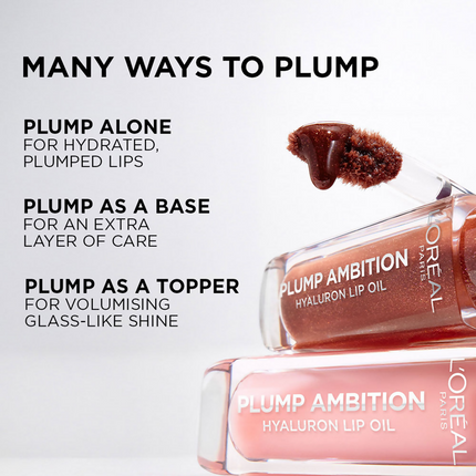 L'Oreal Paris Plump Ambition Hyaluron Lip Oil - 510 La Nuit Sparkle