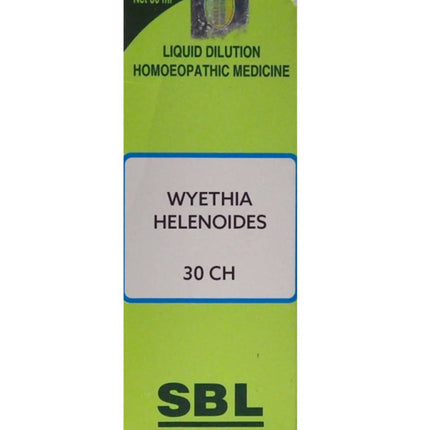 SBL Homeopathy Wyethia Helenioides Dilution