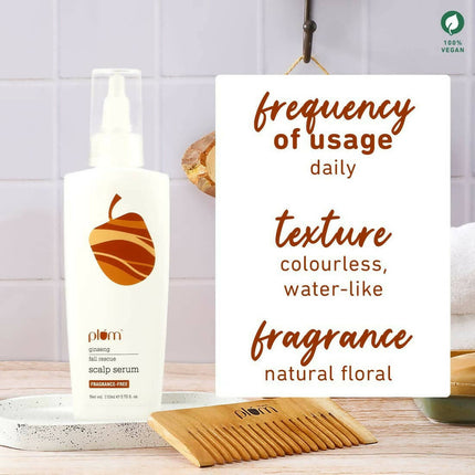 Plum Ginseng Fall Rescue Scalp Serum