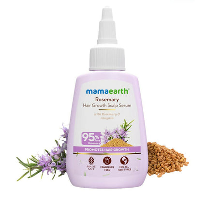 Mamaearth Rosemary Hair Growth Oil & Hair Growth Scalp Serum Combo