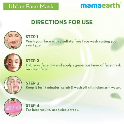Mamaearth Ubtan Face Mask - 100 gm