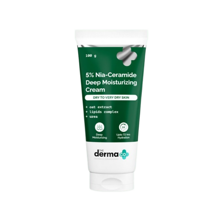 The Derma Co 5% Nia-Ceramide Deep Moisturizing Cream - Limited Time Offer